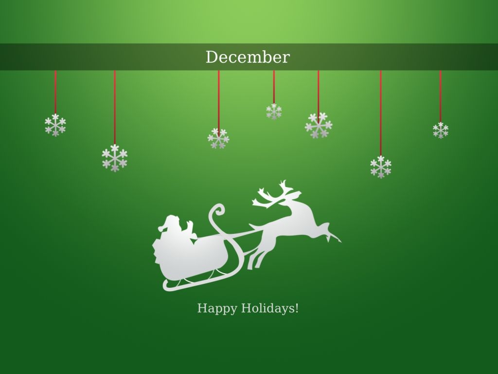 Happy December Holidays wallpaper