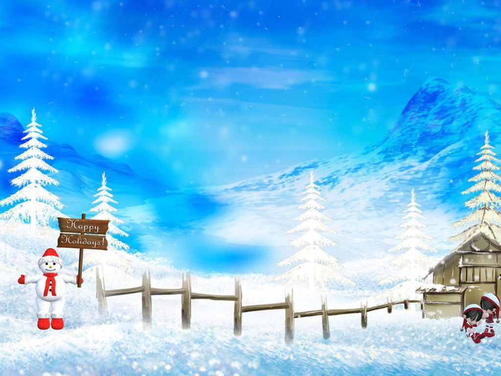 Happy Winter and Christmas Holidays wallpaper