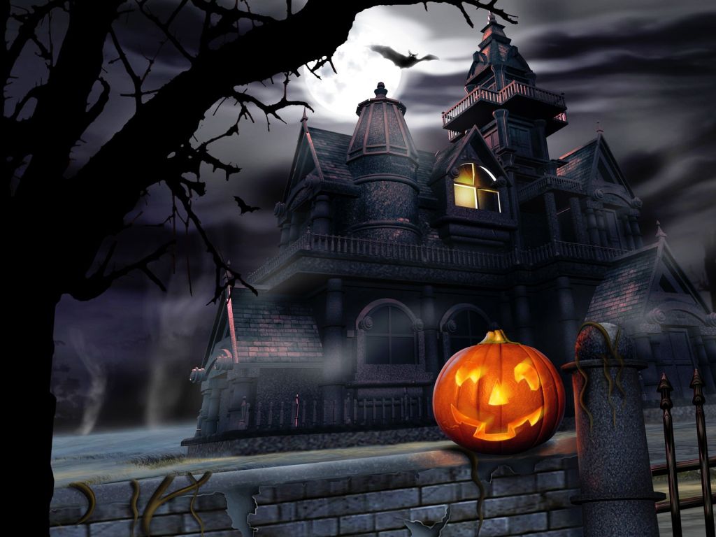 HD Otife Free Halloween Animated Desktop wallpaper