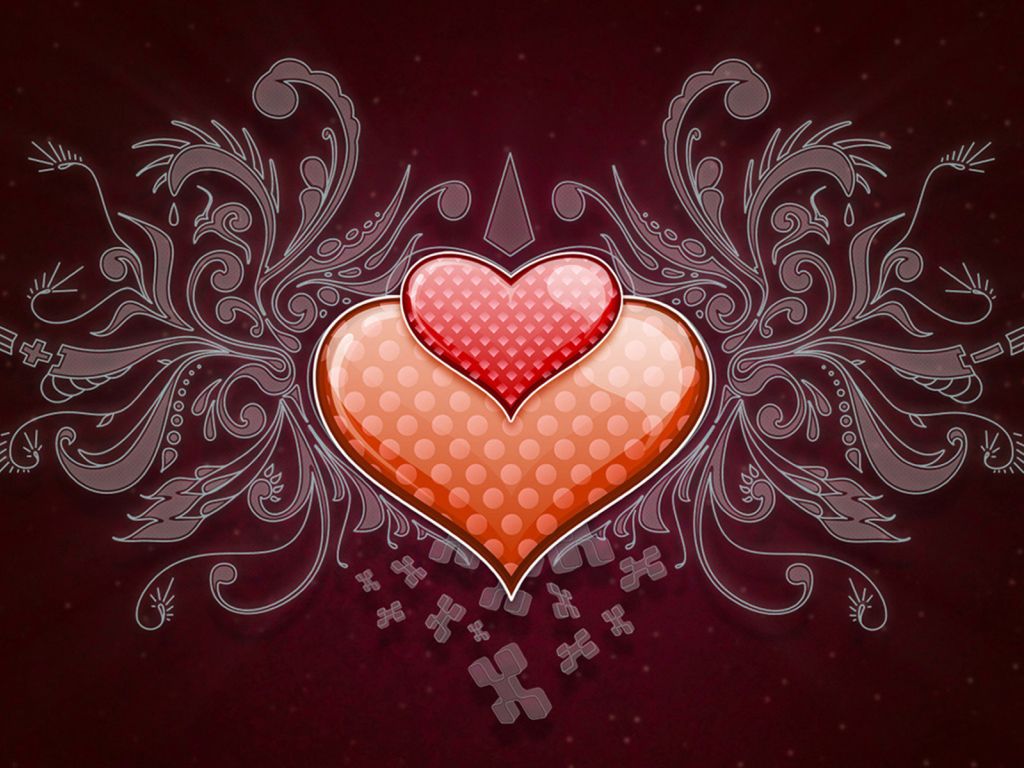 Heart Love Vector Wide wallpaper
