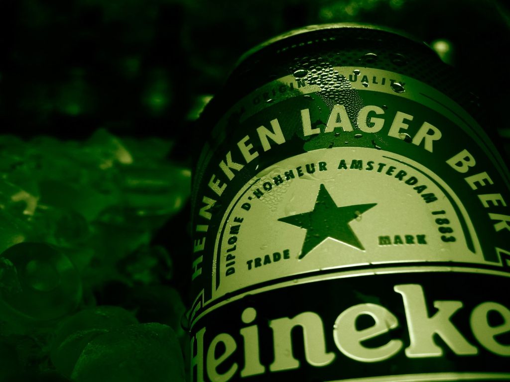 Heineken Closeup wallpaper