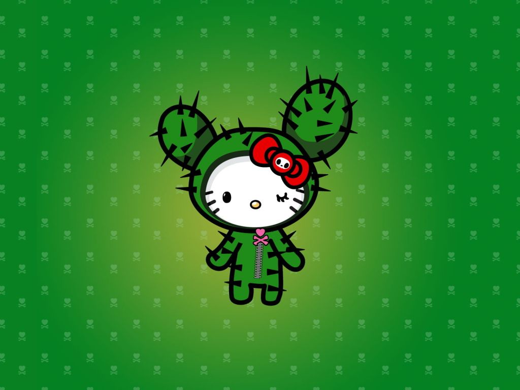 Hello Kitty Cactus wallpaper