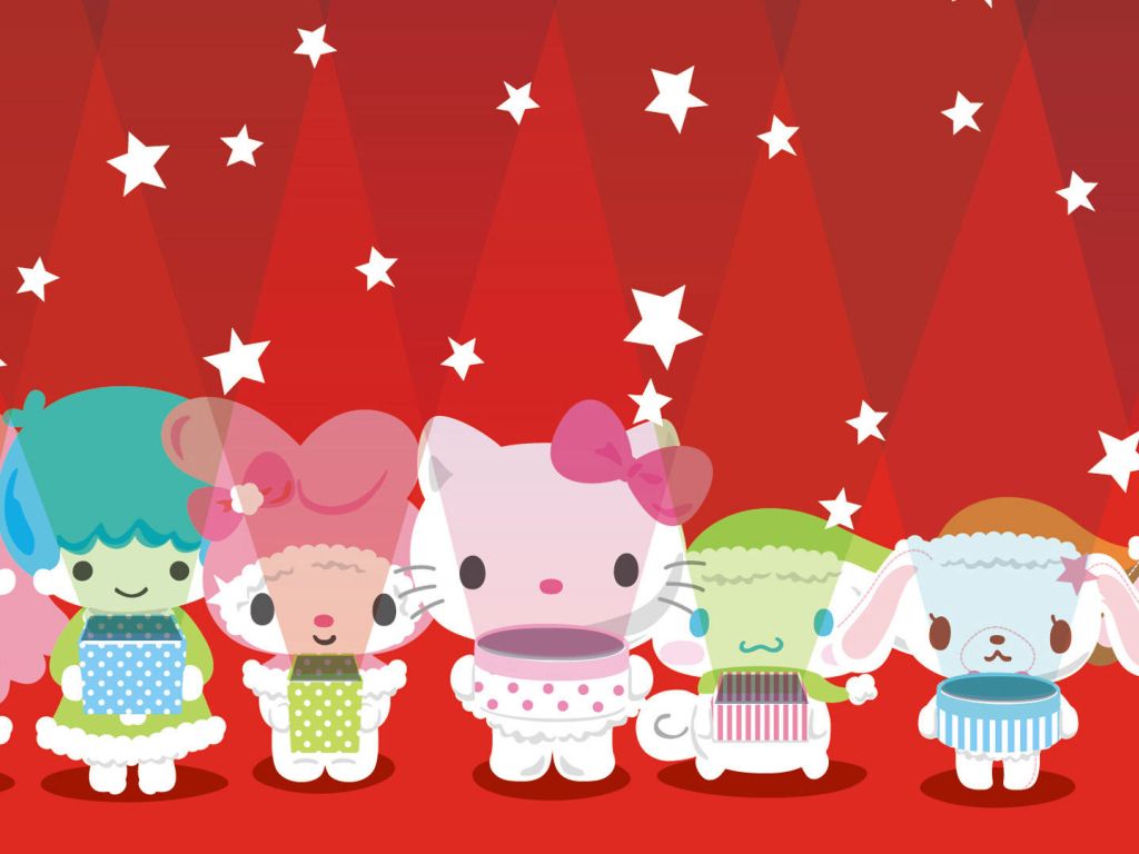 Hello Kitty Christmas wallpaper
