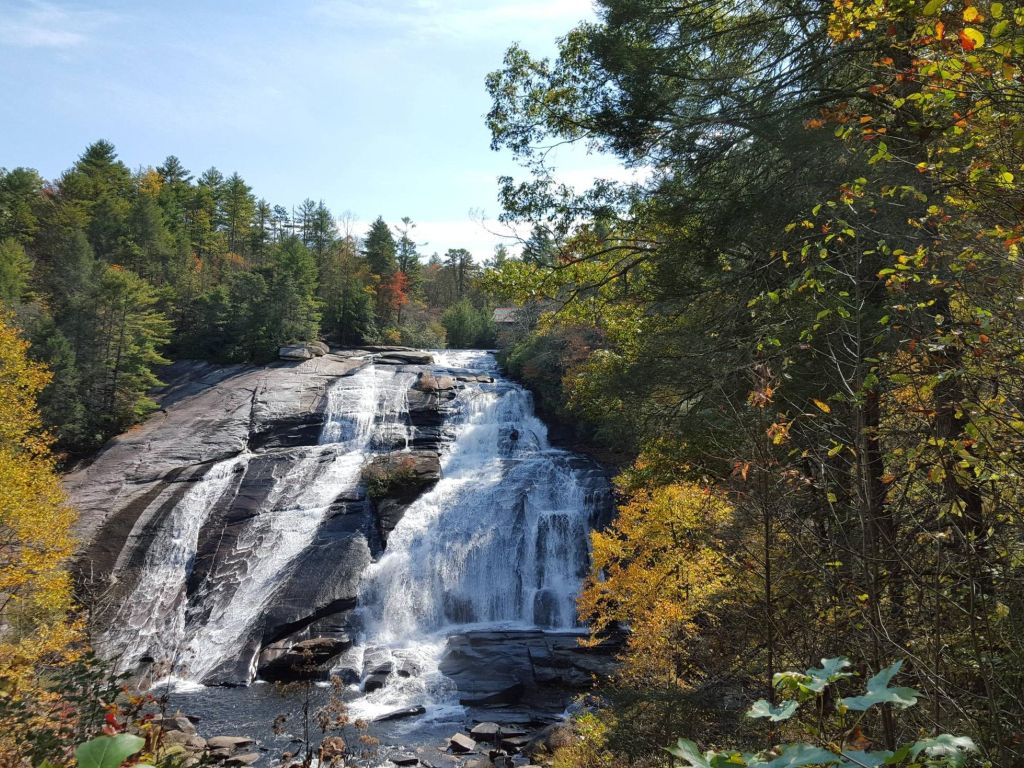 High Falls DuPont State Park wallpaper in 1024x768 resolution