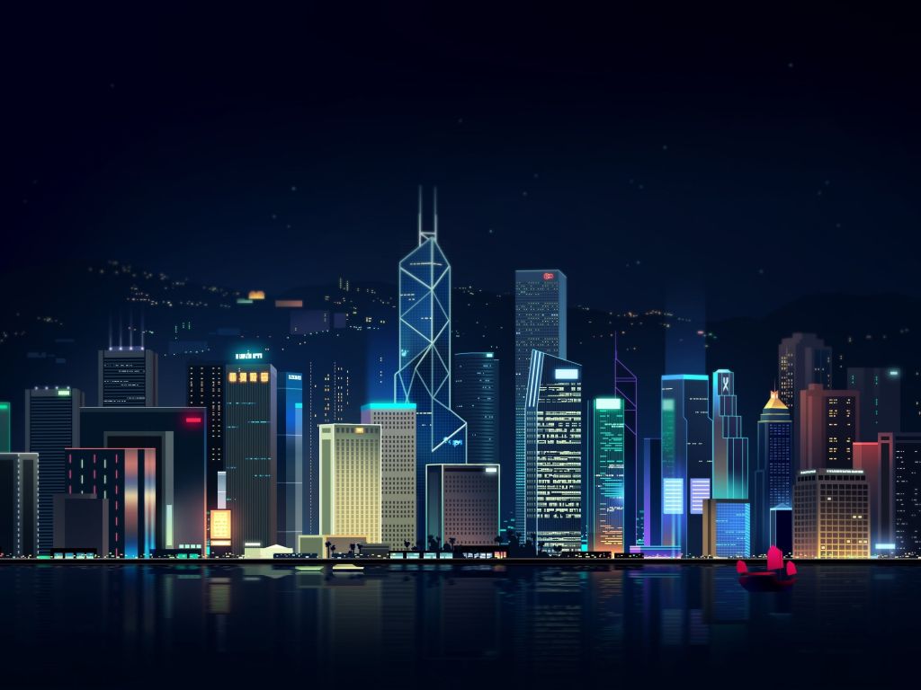 Hong Kong Skyline wallpaper