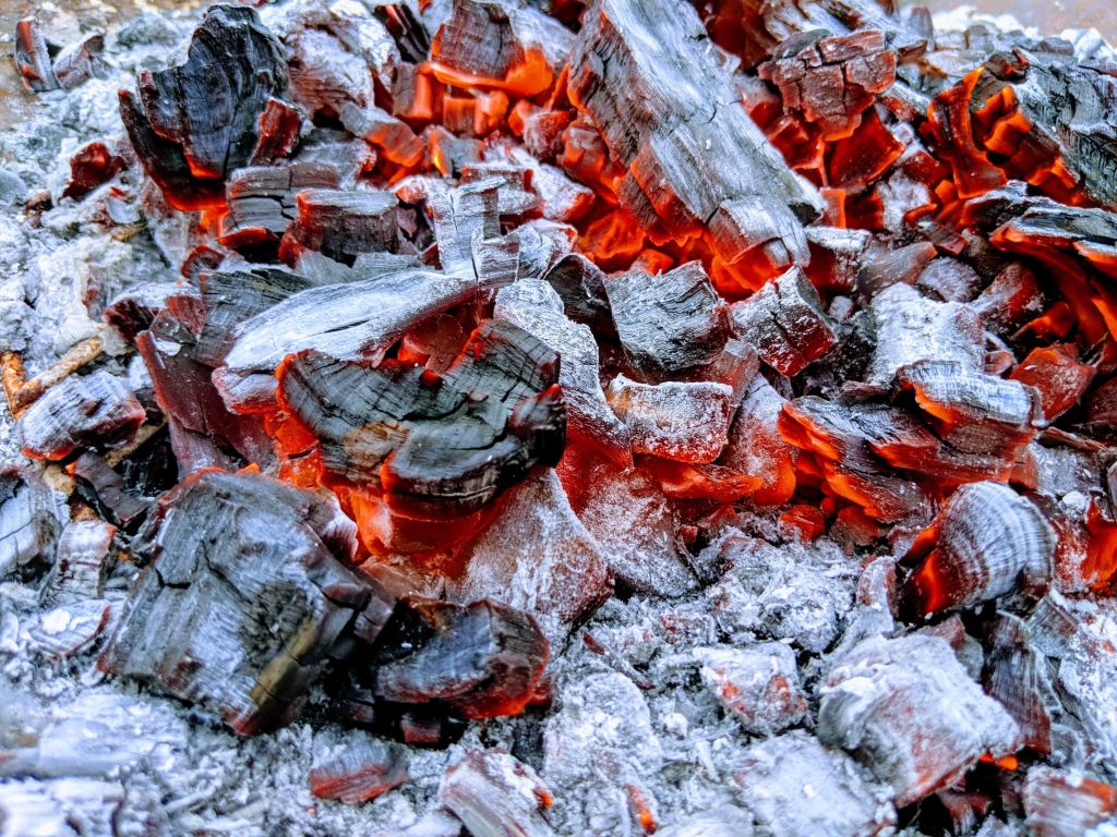 Hot Charcoal From a Dying Fire wallpaper