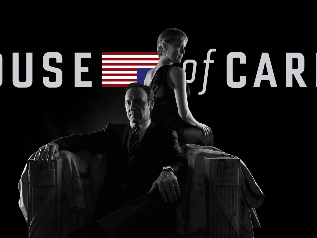 House of Cards - Black and White wallpaper