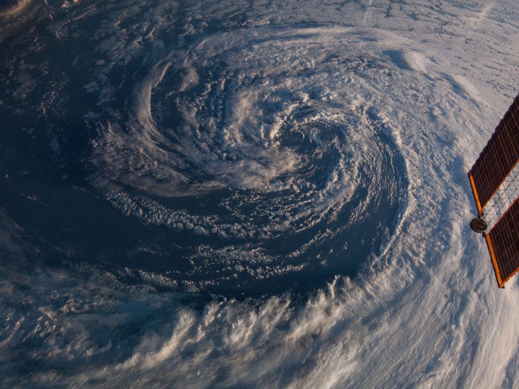 Hurricane From Space wallpaper