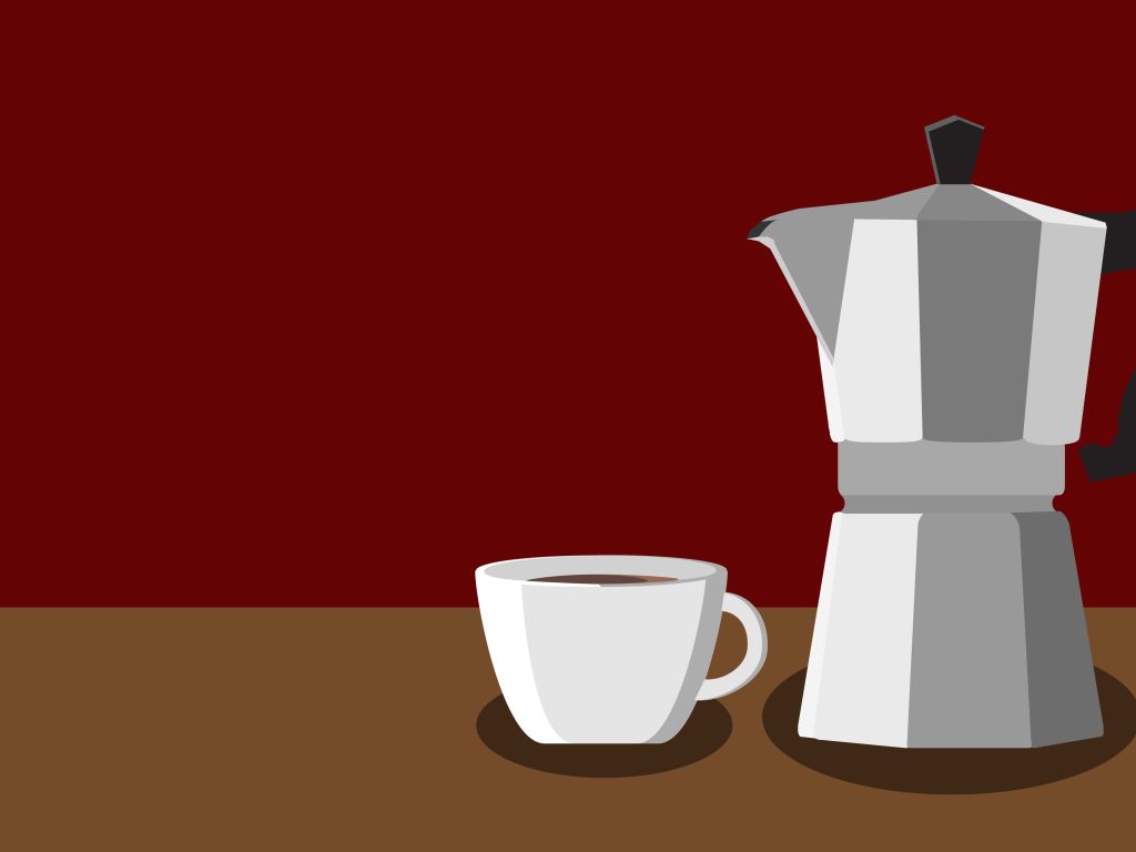 I Made a Minimal for All You Coffee Lovers Out There wallpaper