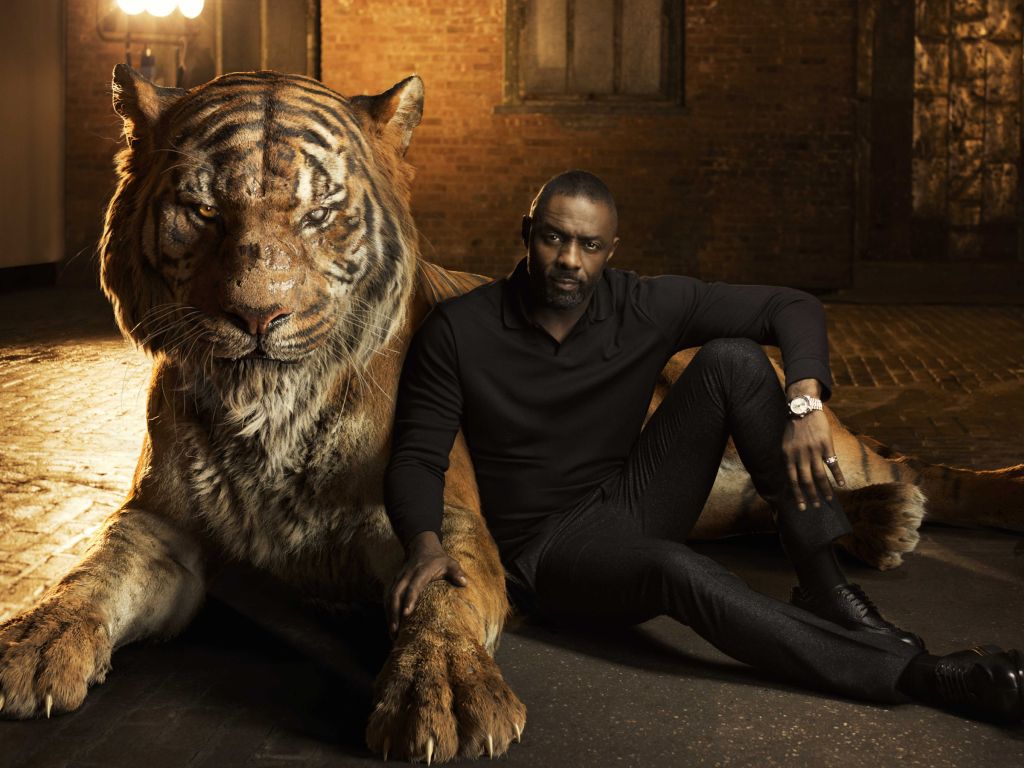 Idris Elba Shere Khan The Jungle Book wallpaper