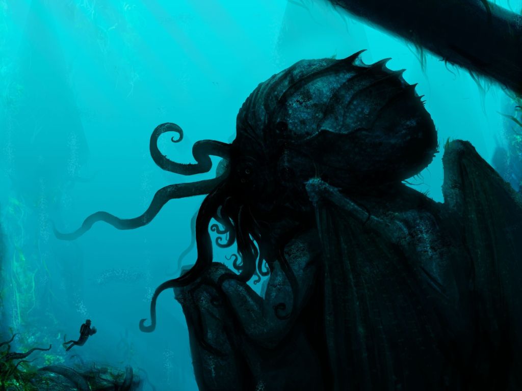 In His House at Rlyeh Dead Cthulhu Waits Dreaming wallpaper