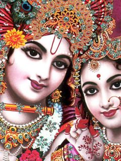 Indian God Radha Krishna wallpaper in 240x320 resolution