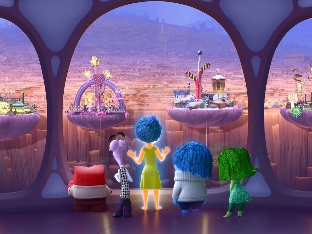 Inside Out Personality Islands wallpaper