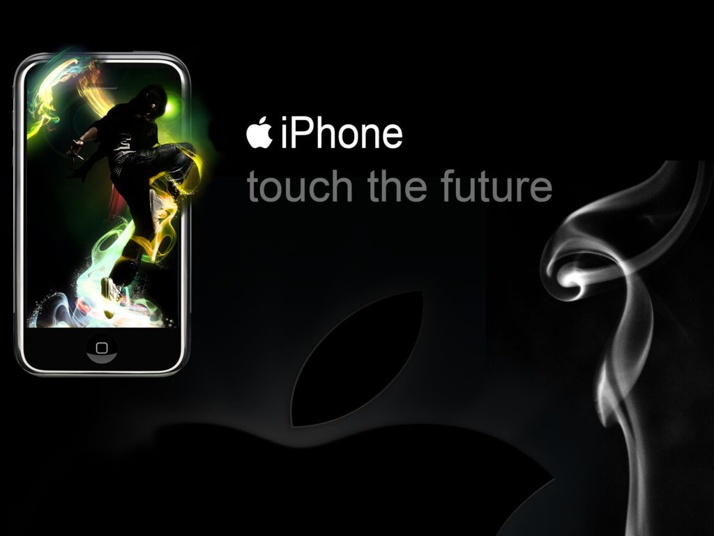 IPhone Touch the Future wallpaper