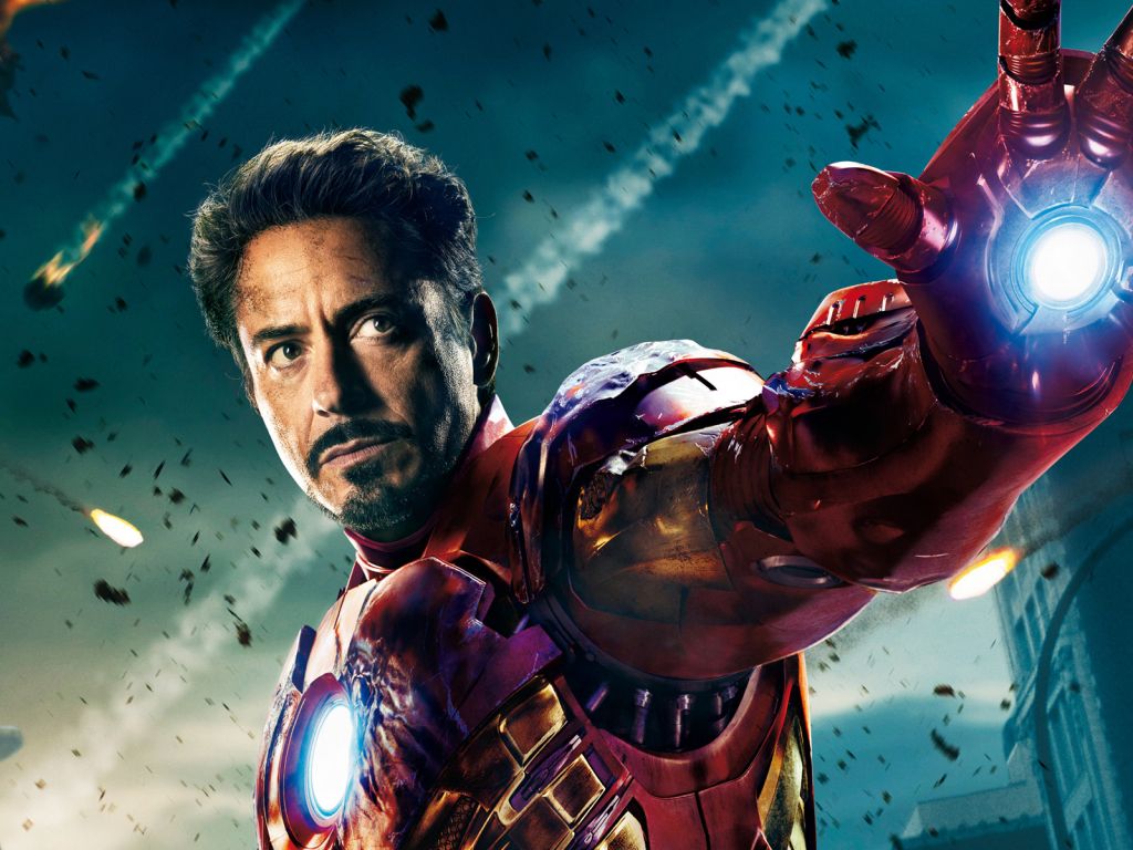Iron Man In Avengers Movie Wide wallpaper