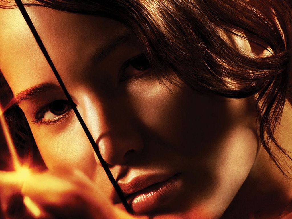 Jennifer Lawrence in Hunger Games wallpaper