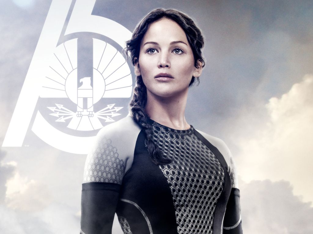Jennifer Lawrence in The Hunger Games Catching Fire wallpaper