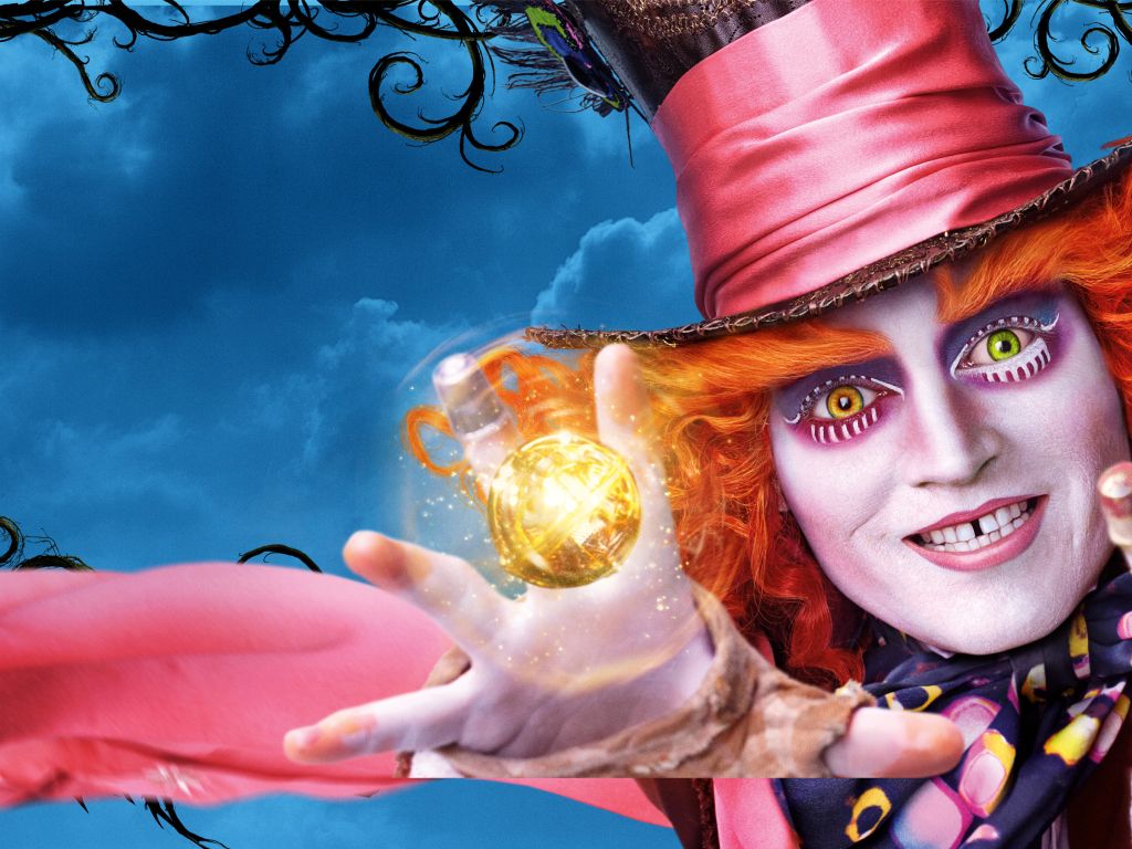 Johnny Depp Alice Through the Looking Glass wallpaper