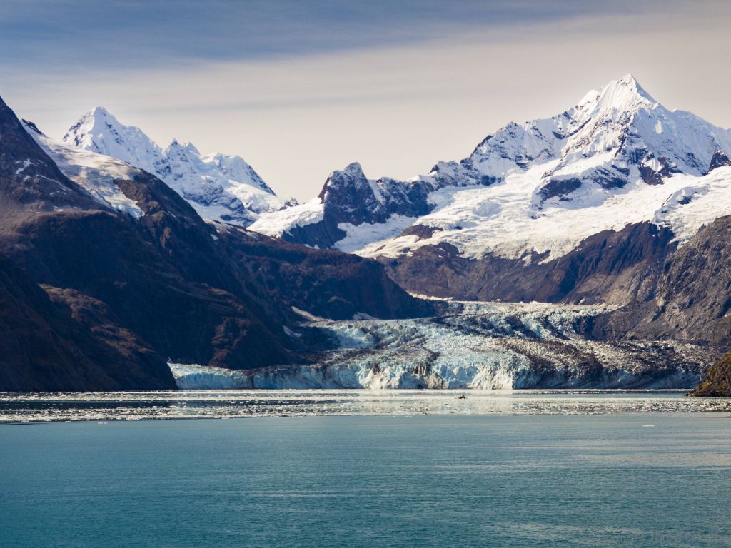 Johns Hopkins Glacier Glacier Bay AK wallpaper