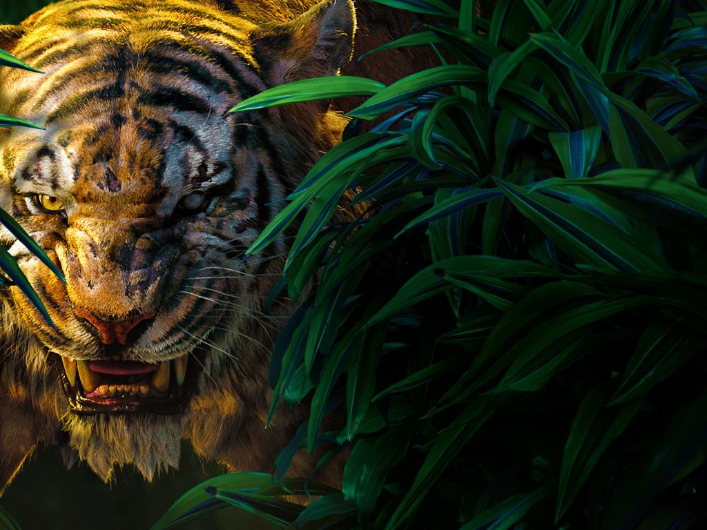 Jungle Book Shere Khan 5K wallpaper