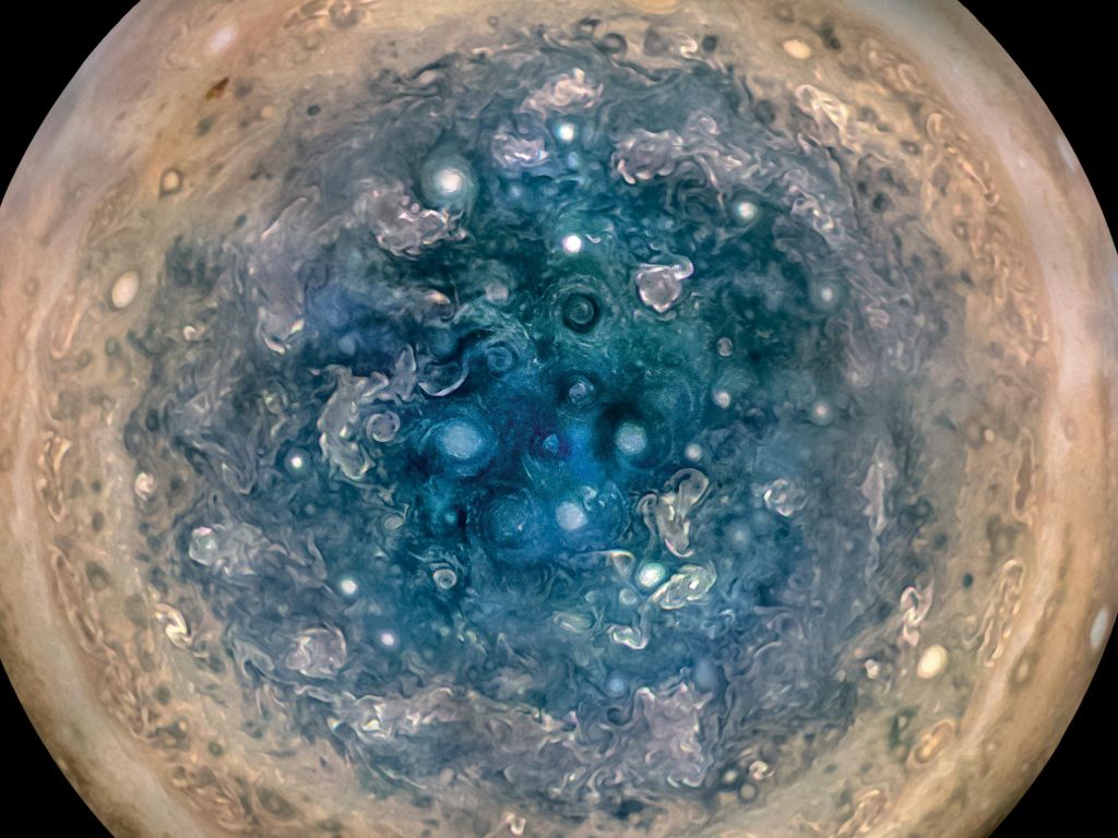 Jupiter South Pole as Seen wallpaper
