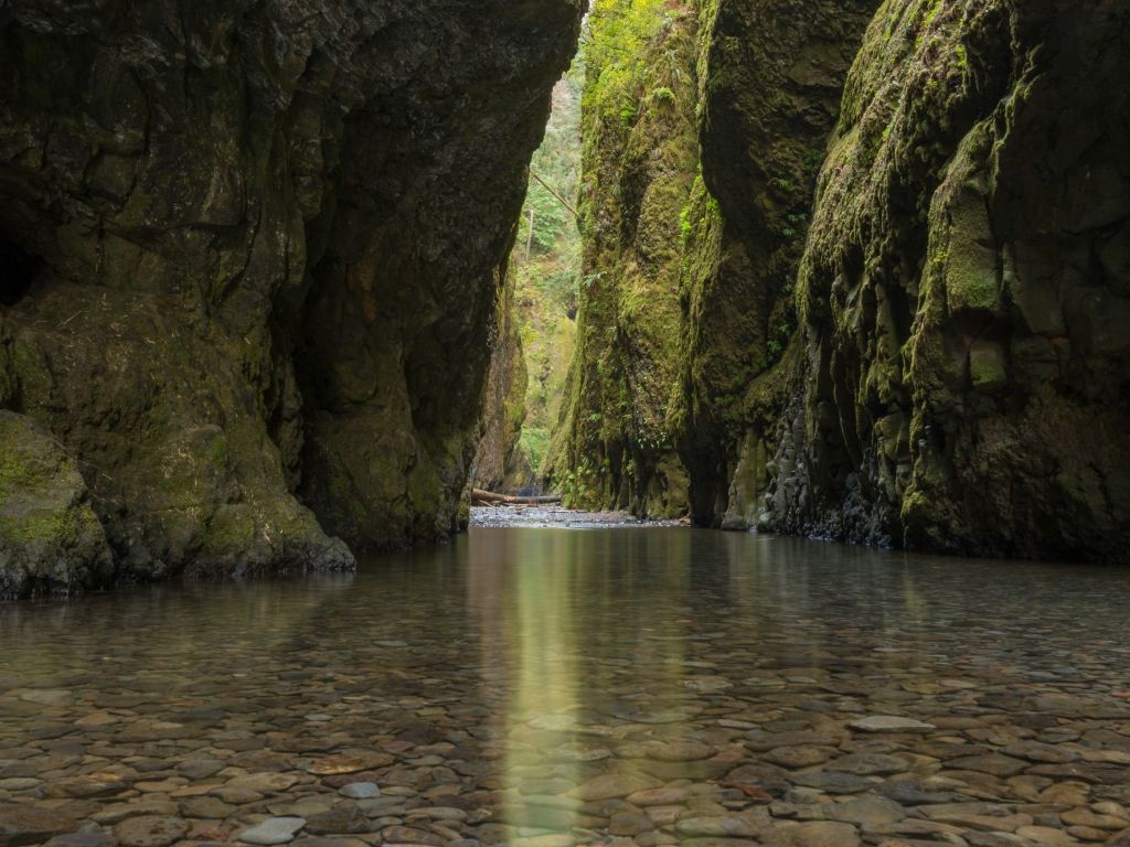Just a Short Drive From Portland is Oneota Gorge Oregon wallpaper