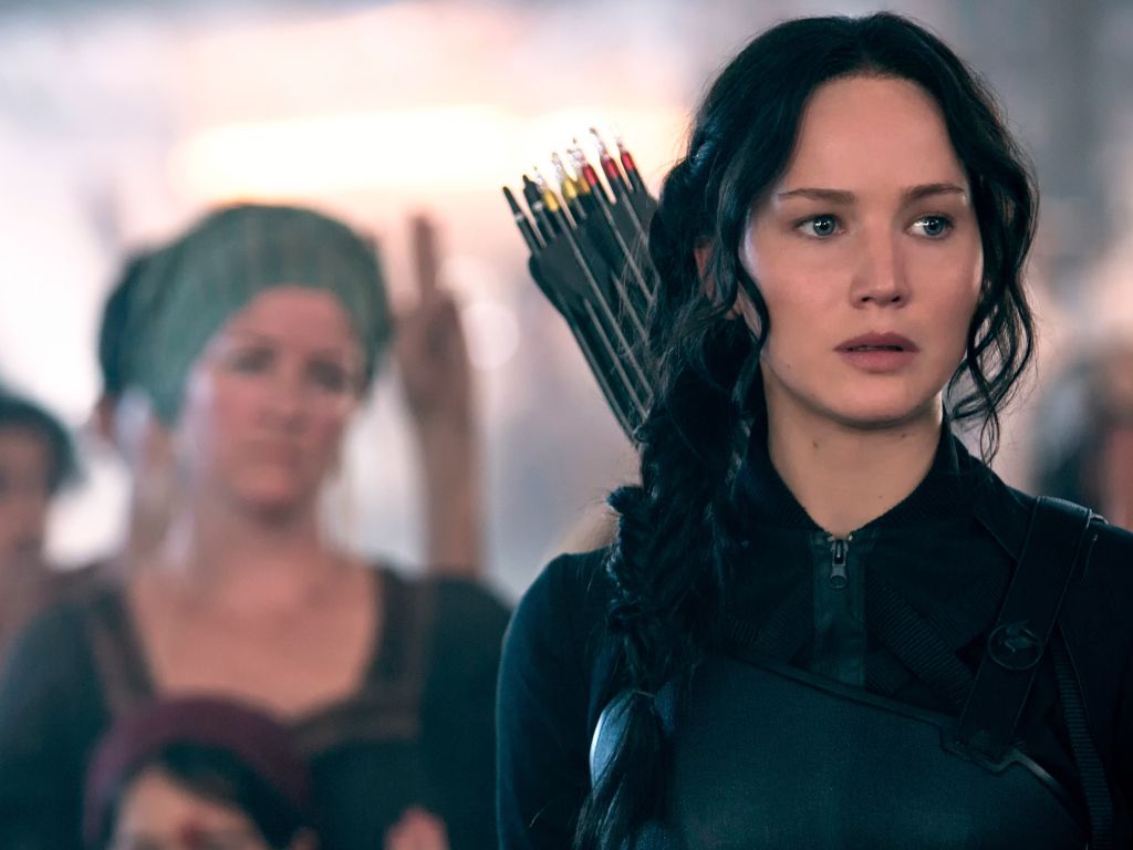 Katniss Jennifer Lawrence Hunger Games wallpaper