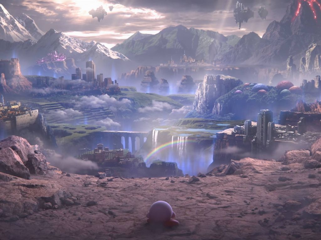 Kirby in Smash wallpaper
