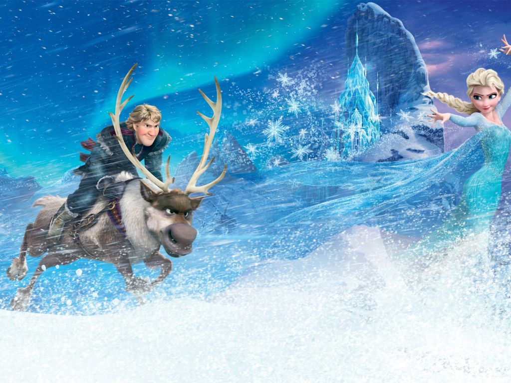 Kristoff Elsa in Frozen wallpaper