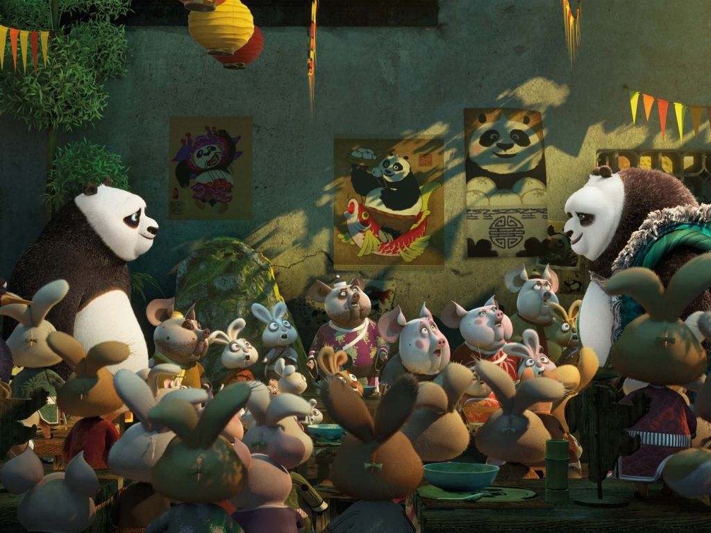 Kung Fu Panda Po Dad 9835 wallpaper