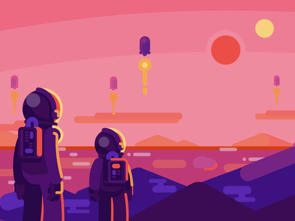 Kurzgesagt - New Horizons wallpaper