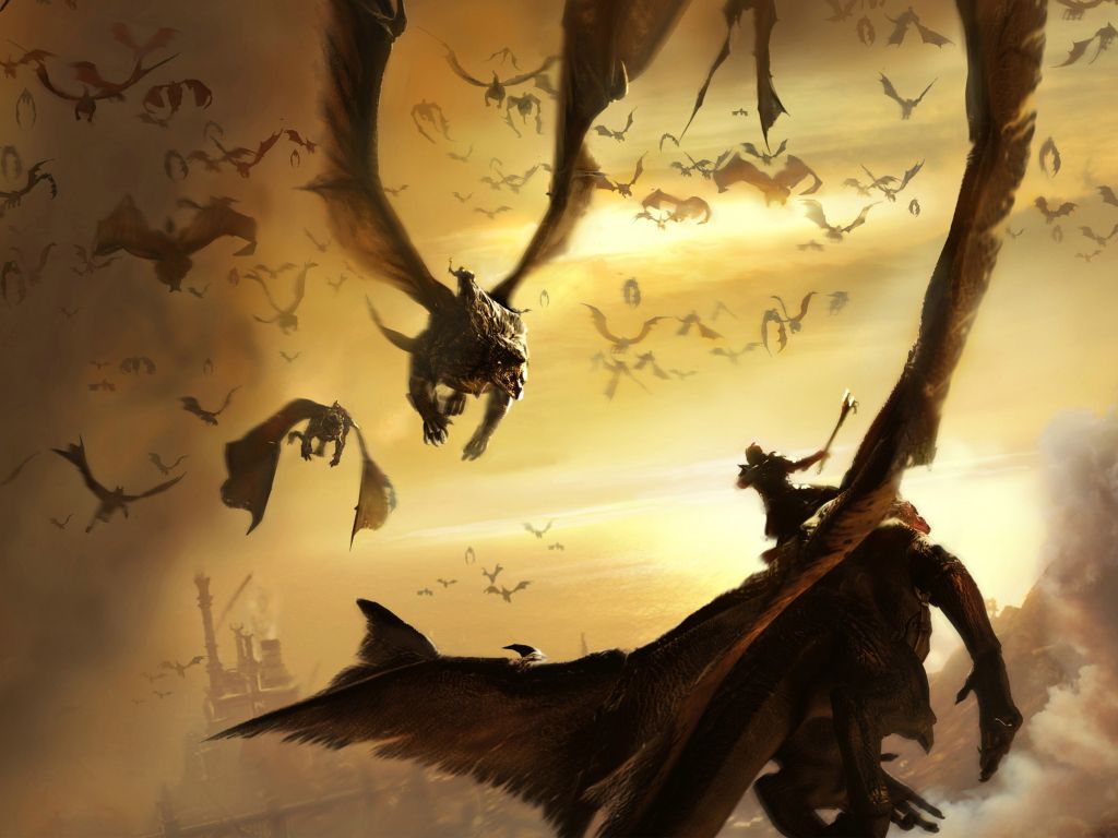 Lair Dragons wallpaper