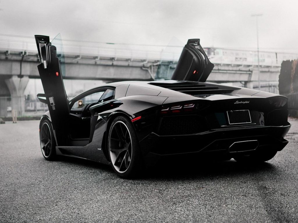 Lamborghini Aventador Black 4839 wallpaper