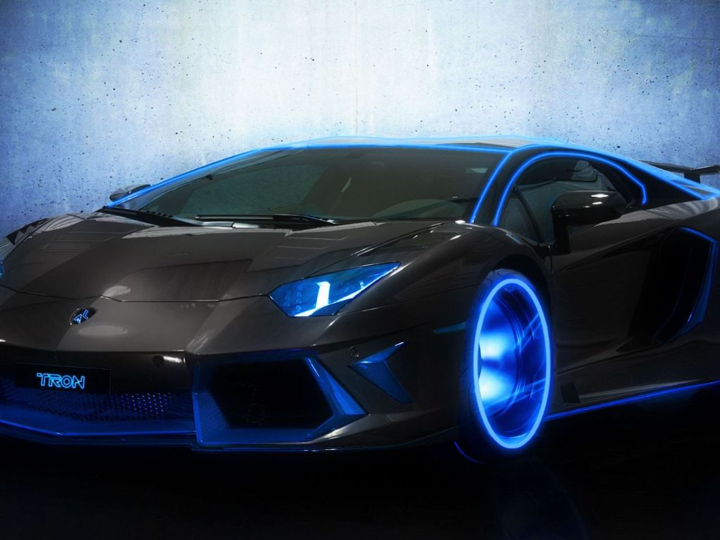 Lamborghini Aventador Blue wallpaper
