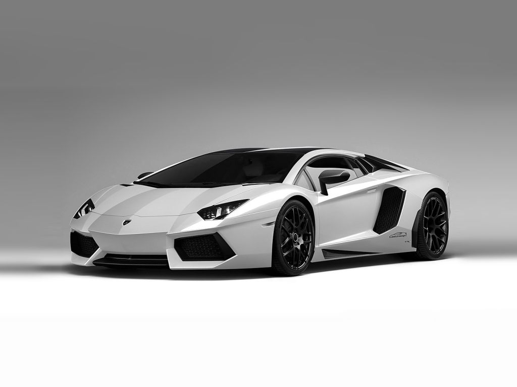 Lamborghini Aventador White wallpaper