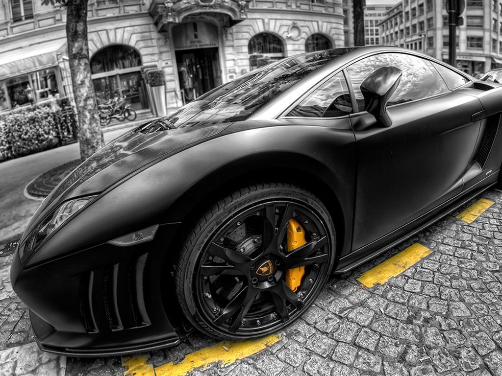 Lamborghini Gallardo Black 6298 wallpaper