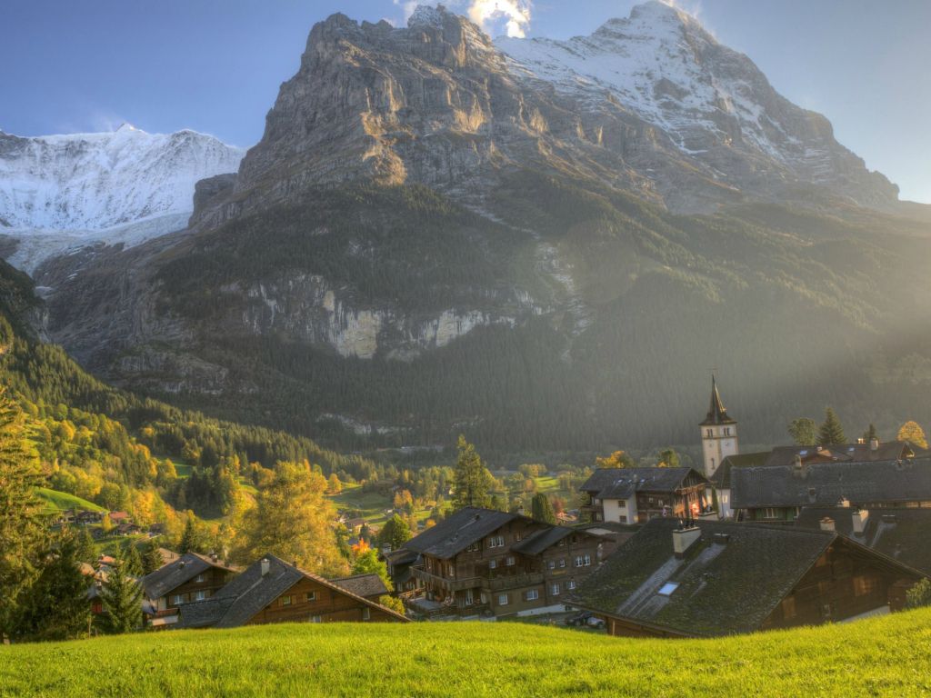 Landscape and Travel to Grindelwald wallpaper