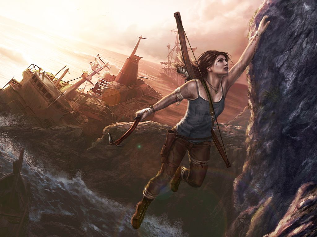 Lara Croft Art wallpaper