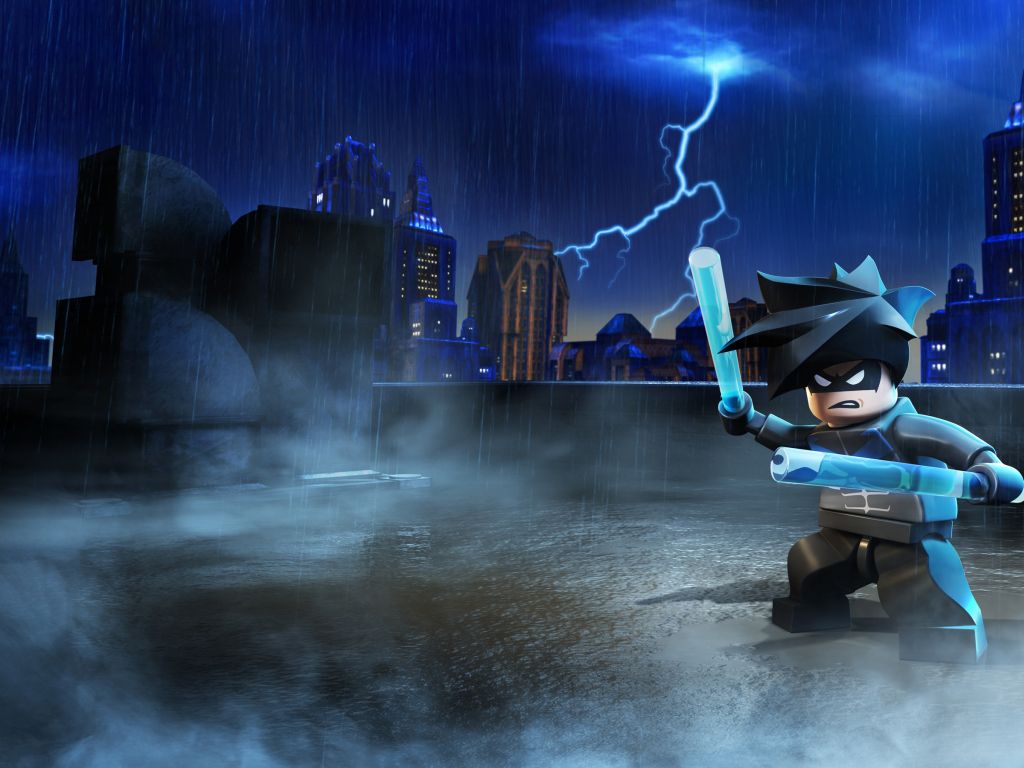 Lego Batman 2 Dc Super Heroes Nightwing wallpaper