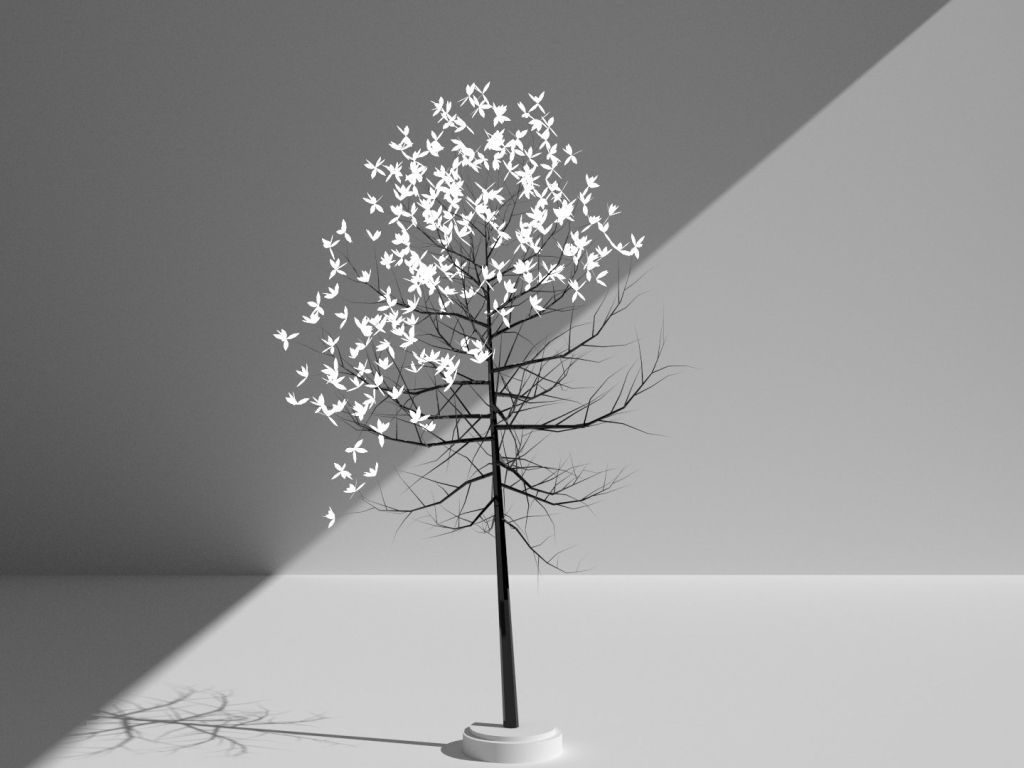 Light Tree wallpaper