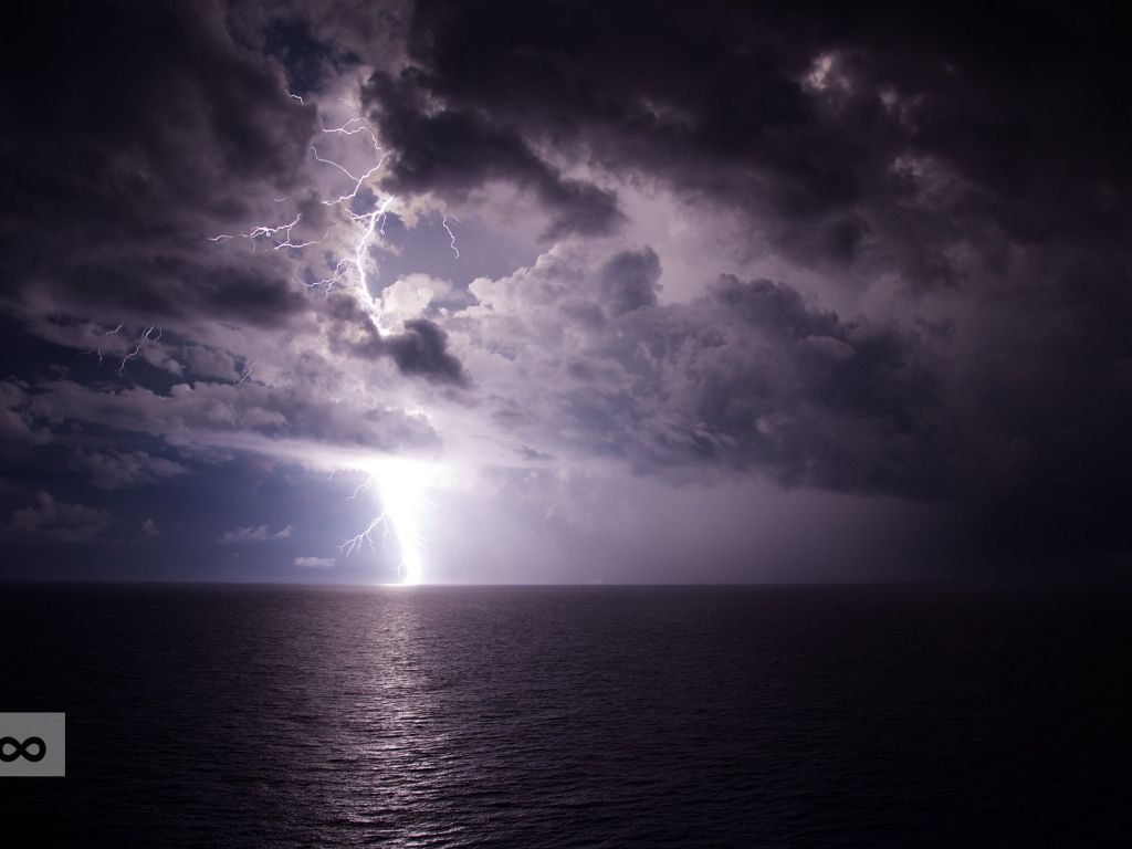 Lightning in the Caribbean More Photos in Comments wallpaper