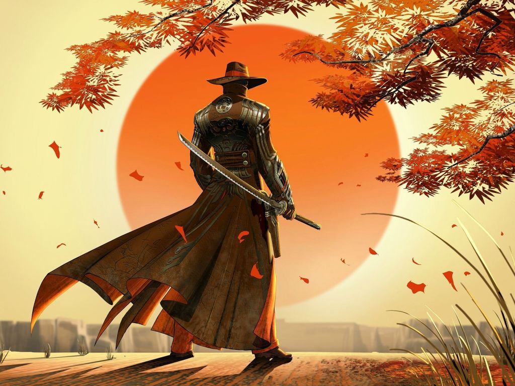 Lone Samurai wallpaper