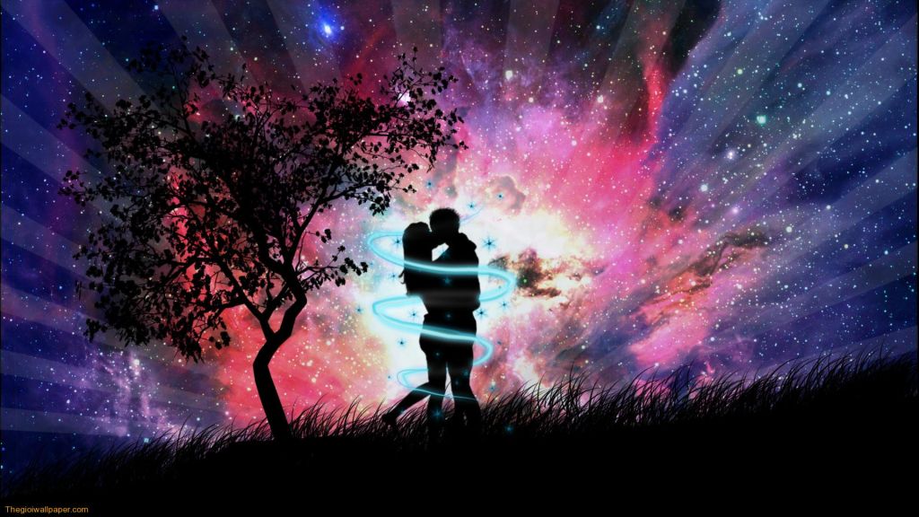 Love Couple wallpaper in 1024x576 resolution