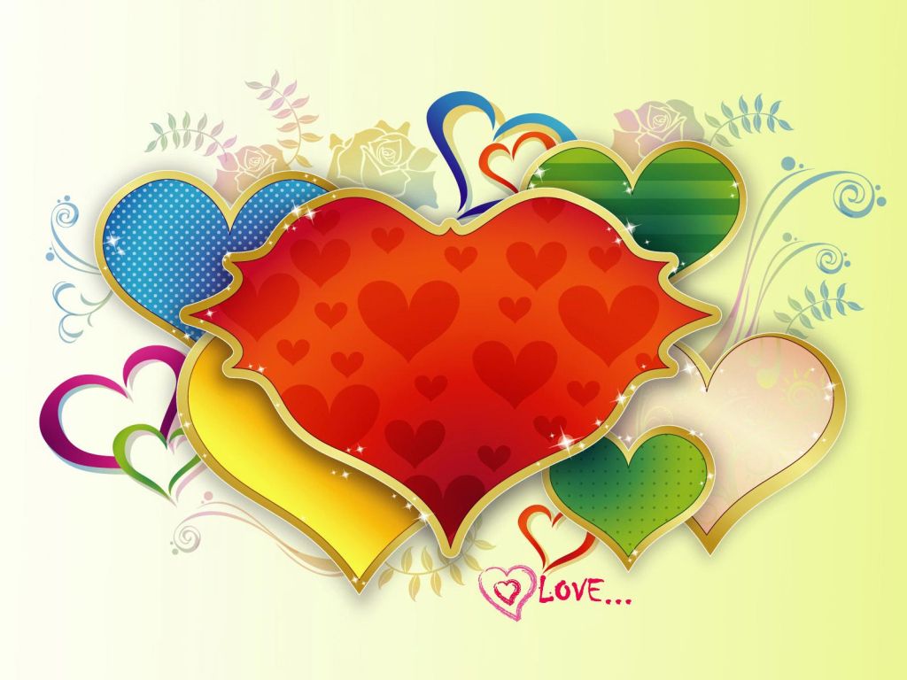 Loving Heart Valentine Desktop Backgrounds wallpaper
