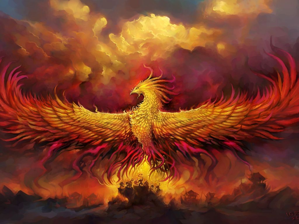 Majestic Phoenix wallpaper