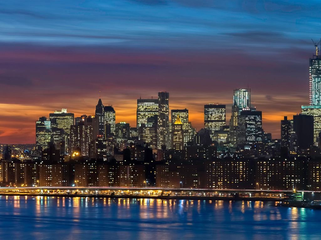 Manhattan Skyline New York Panorama wallpaper