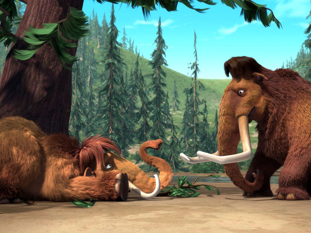 Manny and Ellie Ice Age wallpaper