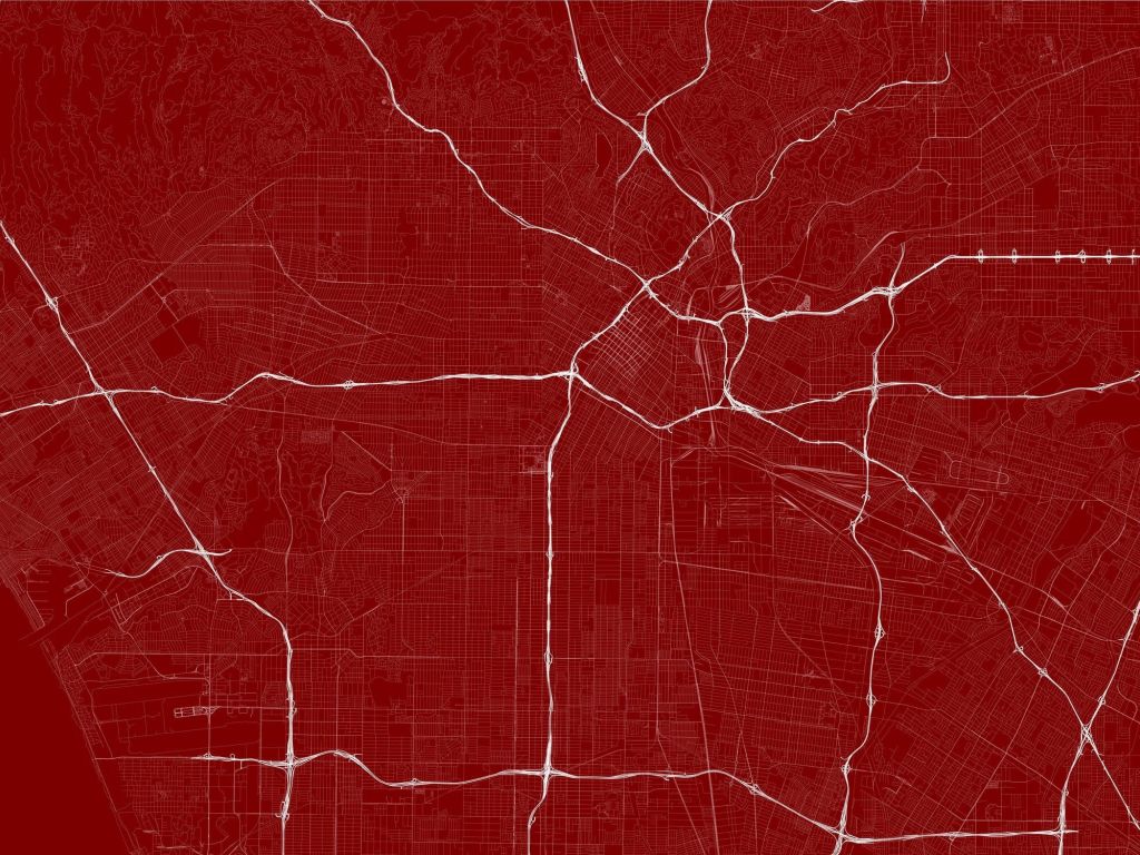 Maps of Cities Using Streets as Line Art wallpaper