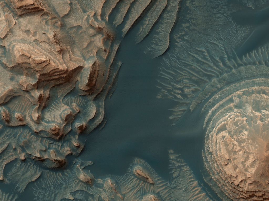 Mars With Sea wallpaper