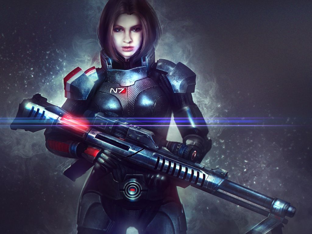 Mass Effect Alexandra Shepard 4K wallpaper